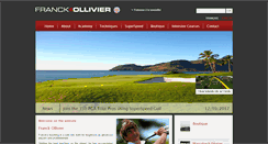 Desktop Screenshot of franckolliviergolfpro.com
